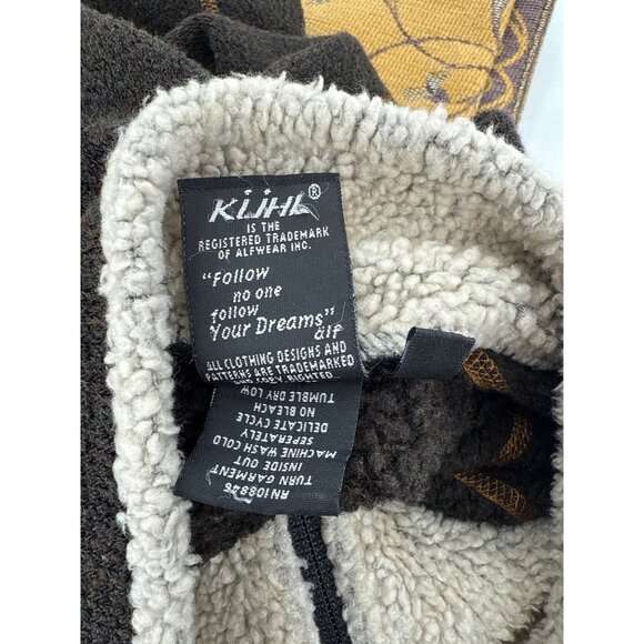 Kühl Alfpaca Mens L Brown Fleece Sweater Jacket‎ With Sherpa Lining & Half-Zip - Picture 7 of 9
